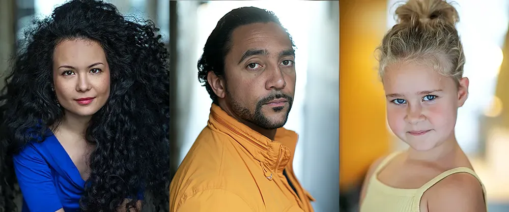 Actor headshots by Remy Hunter – studio and outdoor portraits